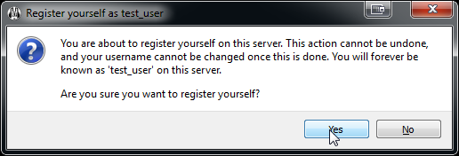 Confirm user registration